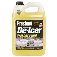 Prestone AS-250 Windshield Washer Fluid, Clear Yellow, 1 Gal Deicer Wash Fluid