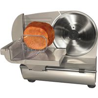 Weston 61-0901-W Electric Meat Slicer, Stainless Steel, Silver, 15"