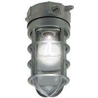 Eaton Lighting VT100G Vapor Tight Light Fixture, 120 VAC, 100 W, 1600 Lumens, Aluminum Fixture