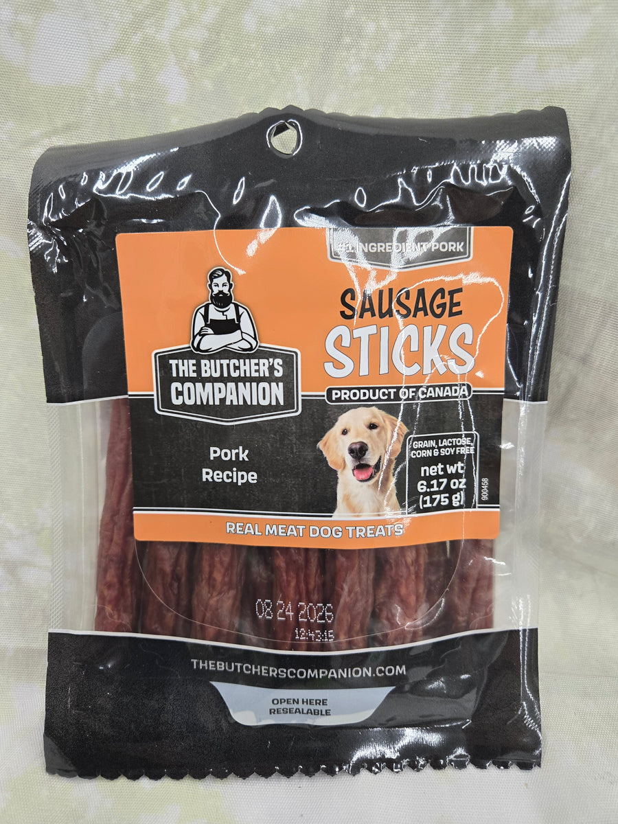 ドッグフード user_add6969b Butch Sausage Stick Pork Pet Treats – Pettigrew-Online