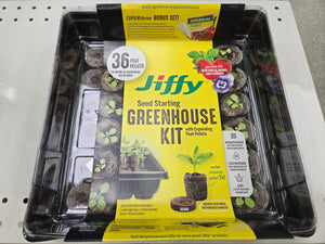 Ferry-Morse J336GS Seed Starting Greenhouse Kit 36mm Peat