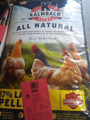 Kalmbach 17% All Natural Layer Pellet Chicken Feed