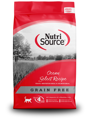 NutriSource Ocean Select Recipe Cat Food, 15 LB bag