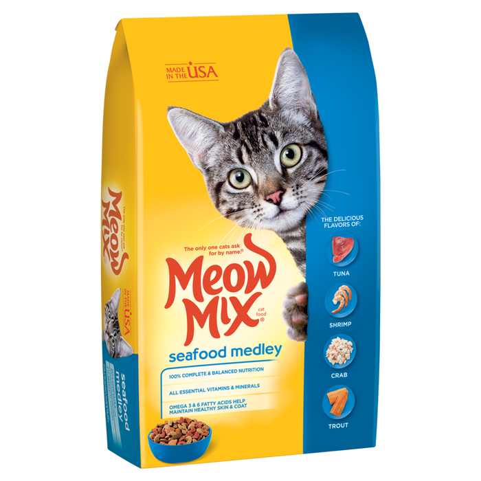 Meow Mix Seafood Medley Cat Food, 14.2 LBS