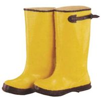 Diamondback RB001-10-C Over Shoe Boots, Size 10, Yellow, Rubber Upper, Slip-On Closure