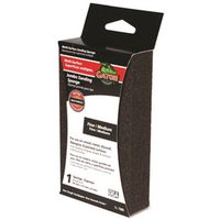 Gator 7309 Sanding Sponge, 5 in L x 3 in W, Fine, Medium, Aluminum Oxide Abrasive