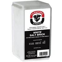 Roto Salt Champion's Choice Salt Brick, 4 lb White Brick