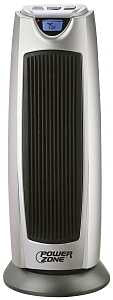 PowerZone Ceramic Tower Heater, 12.5A, 120V, 750/1500W, 2 Heat Settings, Grey (KPT-2000BN)