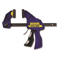 Irwin 1964717 Bar Clamp, 300 lb, 6 in Max Opening Size, 3-3/16 in D Throat, Steel Body
