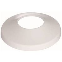 Shallow White Bath Flange 3"