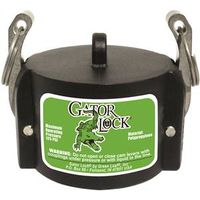 Green Leaf 150CAP Cam Lock Cap, 1-1/2 in, Male, 125 psi, Polypropylene