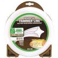 Arnold WLS-180 Trimmer Line, 0.080 in Dia, 300 ft L, Nylon