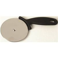 Chef Craft 21370 Pizza Cutter, Stainless Steel Blade, Black Handle, Dishwasher Safe