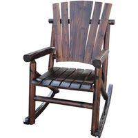 Leigh Country Single Rocker, 29.5" W x 44.5" H, 300 lb Capacity, Wood Frame