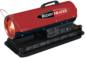 Dura Heat DFA50 Forced Air Heater with Carrying Handle, 5 gal Fuel Tank, Diesel, Kerosene, 50,000 Btu, White
