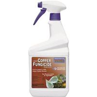 Bonide 775 Copper Fungicide Liquid, 1 Qt Bottle, Ready To Use, Blue
