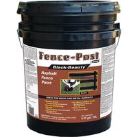 Valspar Black Fence Post Paint - 5 Gallon
