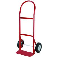 ProSource YY-250-1 Hand Truck, 14 in W Toe Plate, 7 in D Toe Plate, 250 lb, Red