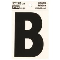 3" Reflective Vinyl Letter B