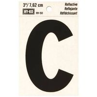 3" Reflective Vinyl Letter C