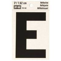 3" Reflective Vinyl Letter E