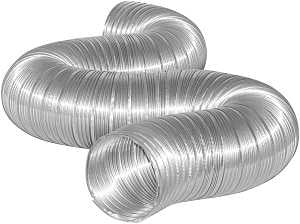 Duct Aluminum Semi-Round 4 in x 8 ft (MFX48X)