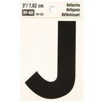 3" Reflective Vinyl Letter J