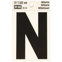 3" Reflective Vinyl Letter N