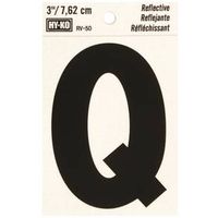 3" Reflective Vinyl Letter Q