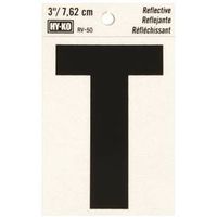 3" Reflective Vinyl Letter T