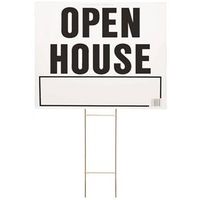 LAWN SIGN OPEN HOUSE 20X2