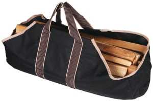 Simple Spaces Wood Bag, 18" W x 18" D x 18" H, Canvas Base, Brown Color