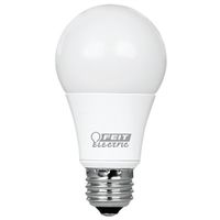 Feit Electric OM60DM/950CA LED Lamp, 60W Equivalent, A19, E26 Base, Dimmable, Daylight Light