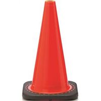 JBC Revolution RS RS45015C Traffic Safety Cone, 18" H, PVC, Fluorescent Orange