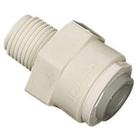 Watts 1/2" x 3/8" Compression x MPT Pipe Adapter, Plastic, 150 PSI (PL-3035)