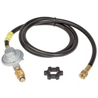 Mr. Heater 5 ft Hose and Regulator Assembly, 3/8 in Connection, Brass (F273071)