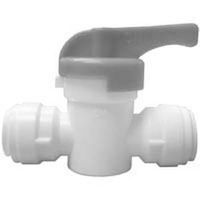 Watts Stop Valve, 3/8" Compression Connection, 150 PSI, Manual Actuator, CPVC Body (PL-3041)