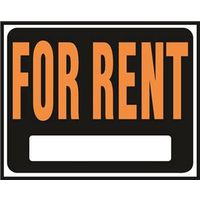 SIGN FOR RENT JUMBO PLAST