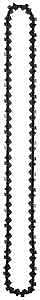 Milwaukee 49-16-2752 Saw Chain, 20 in L Bar, 0.05 in, 0.325 in TPI/Pitch, 78-Link