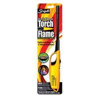 Scripto HW12 Utility Lighter, Butane, Black/Yellow Wind Resistant