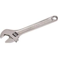 Crescent AC210VS Adjustable Wrench, 10" OAL, 1.313" Jaw, Steel, Chrome, Non-Cushion Grip Handle