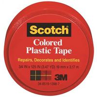 3/4" x 125' Red Plas Tape