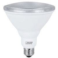 Feit Electric PAR3875/10KLED/2 LED Bulb, PAR38 Lamp, 75W Equivalent, E26 Base, Clear