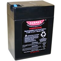 Parmak 901 Gel Battery, Black, 6V Replacement for DF-SP-LI Solar Powered Fencers