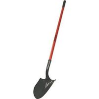 Landscapers Select 34463PRL-FP Shovel, Fiberglass Handle, Long Handle, 47 in L Handle