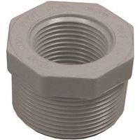 IPEX Reducing Bushing, 1-1/2" x 1", MPT x FPT, White, SCH 40, 150 PSI