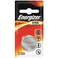 Energizer ECR2450BP Coin Cell Battery, 3V, 620mAh, CR2450, Lithium, Manganese Dioxide