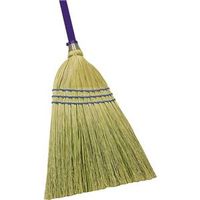 Quickie 900-6 Outdoor Broom, 12 In Sweep Face, Corn Fiber Bristle, Steel Handle LW Hurl Corn Broom