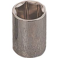 Vulcan MT6494496 Drive Socket, 9/16 in, 3/8 in Drive, 6-Point, Chrome Vanadium Steel