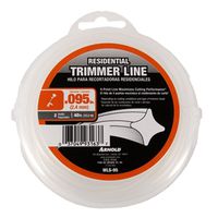 Arnold WLS-95 Trimmer Line, 0.095 in Dia, 40 ft L, Nylon Trimmer Line LP 2RF